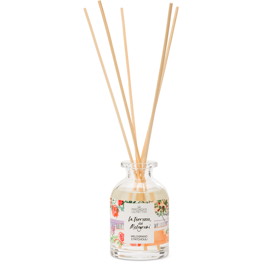 Diffusore per Ambienti LA TERRAZZA DEI MELOGRANI - Melograno e Patchouli - DOMEA PAESAGGI OLFATTIVI