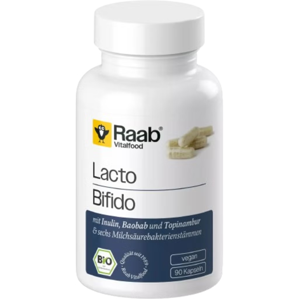 RAAB- Lacto+Bifido 90 capsule . Favorisce l &