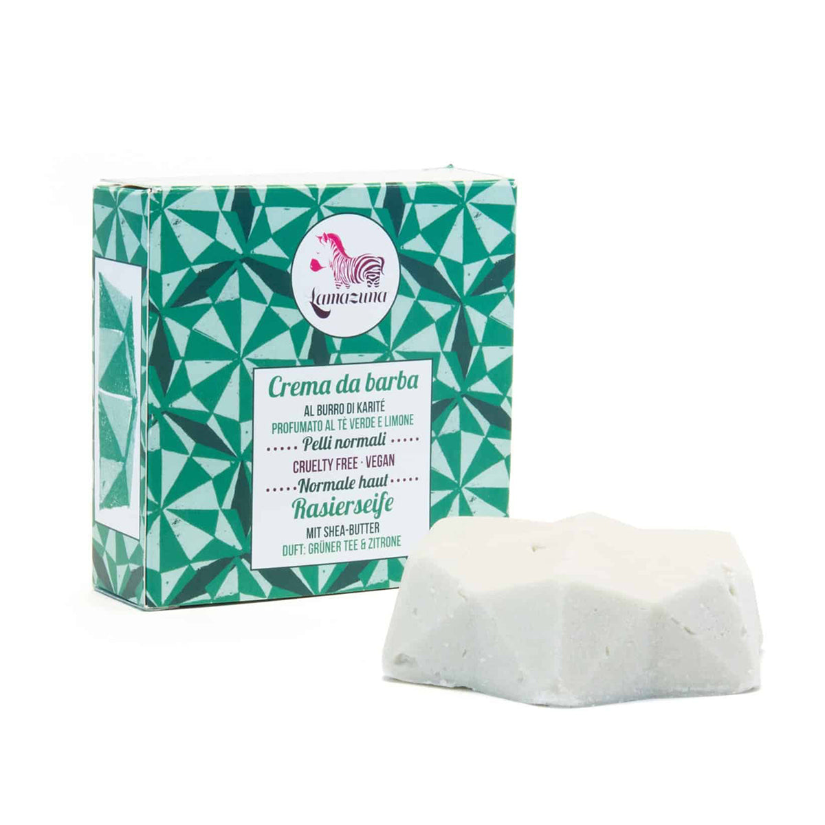 Crema da Barba Solida al Burro di Karitè- Lamazuna