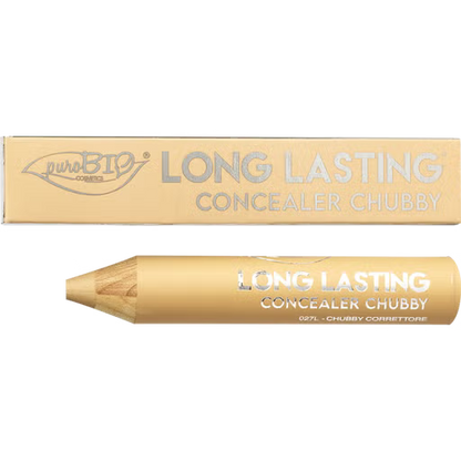 Langanhaltender Concealer Chubby puroBIO - 3 Abdeckstifte 