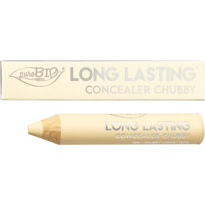 Langanhaltender Concealer Chubby puroBIO - 3 Abdeckstifte 