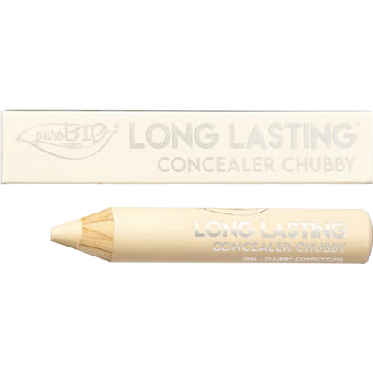 Langanhaltender Concealer Chubby puroBIO - 3 Abdeckstifte 