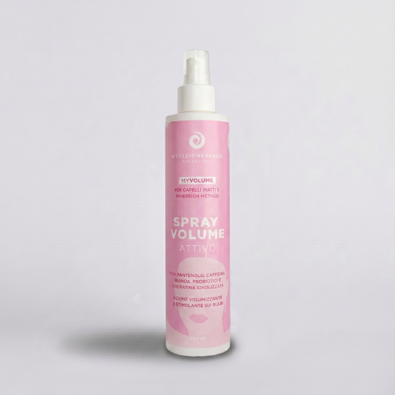 Spray Volume attivo per capelli piatti e inversion method MY VOLUME