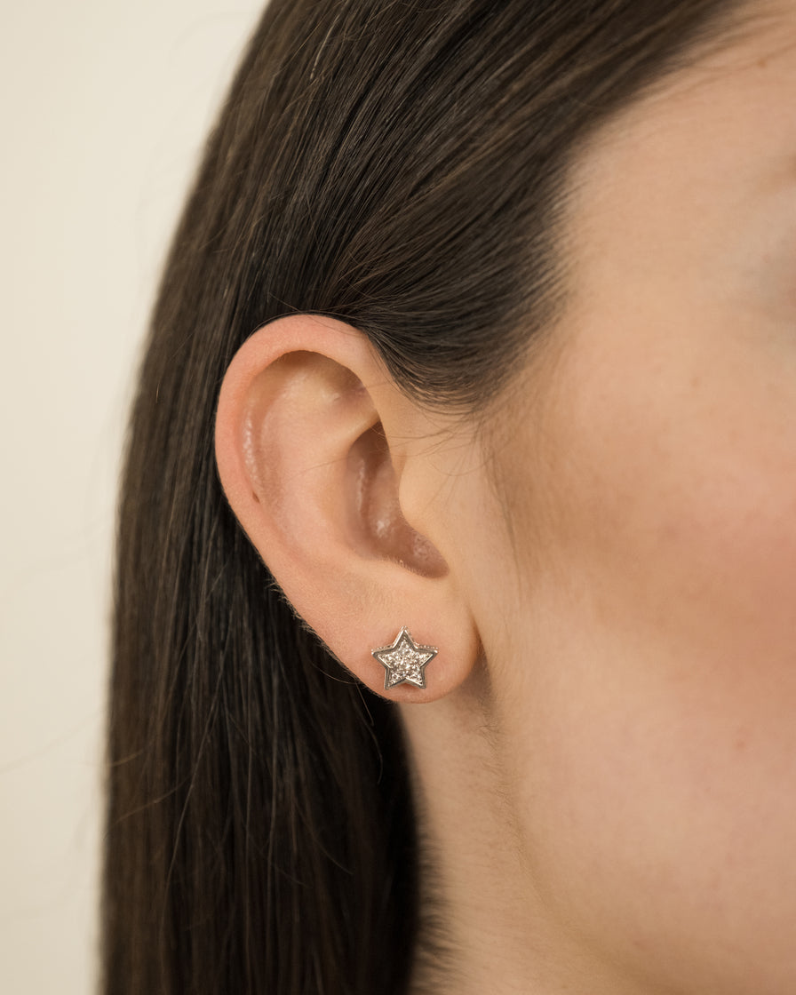 Orecchini a lobo Rossella argento-Veramé