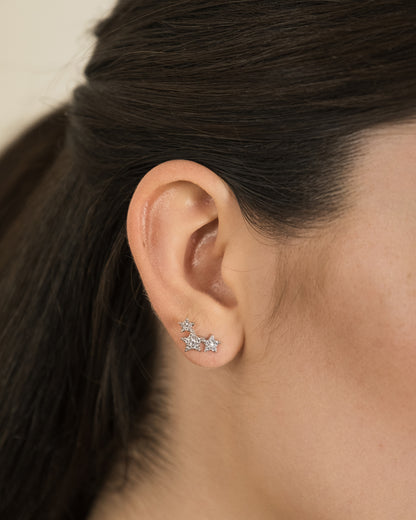 Orecchini a lobo Silvia argento-Veramé