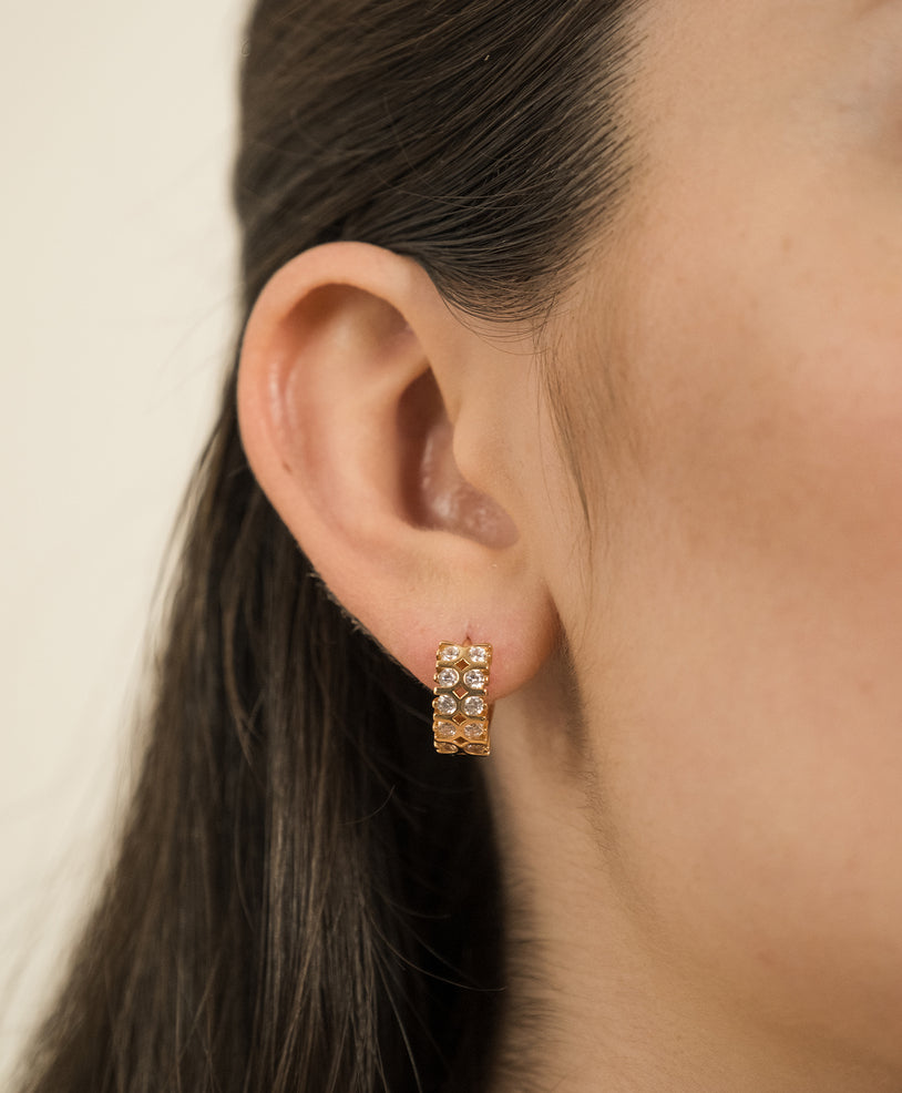 Orecchini a cerchio Isabella oro-Veramé