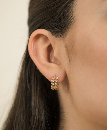 Orecchini a cerchio Isabella oro-Veramé