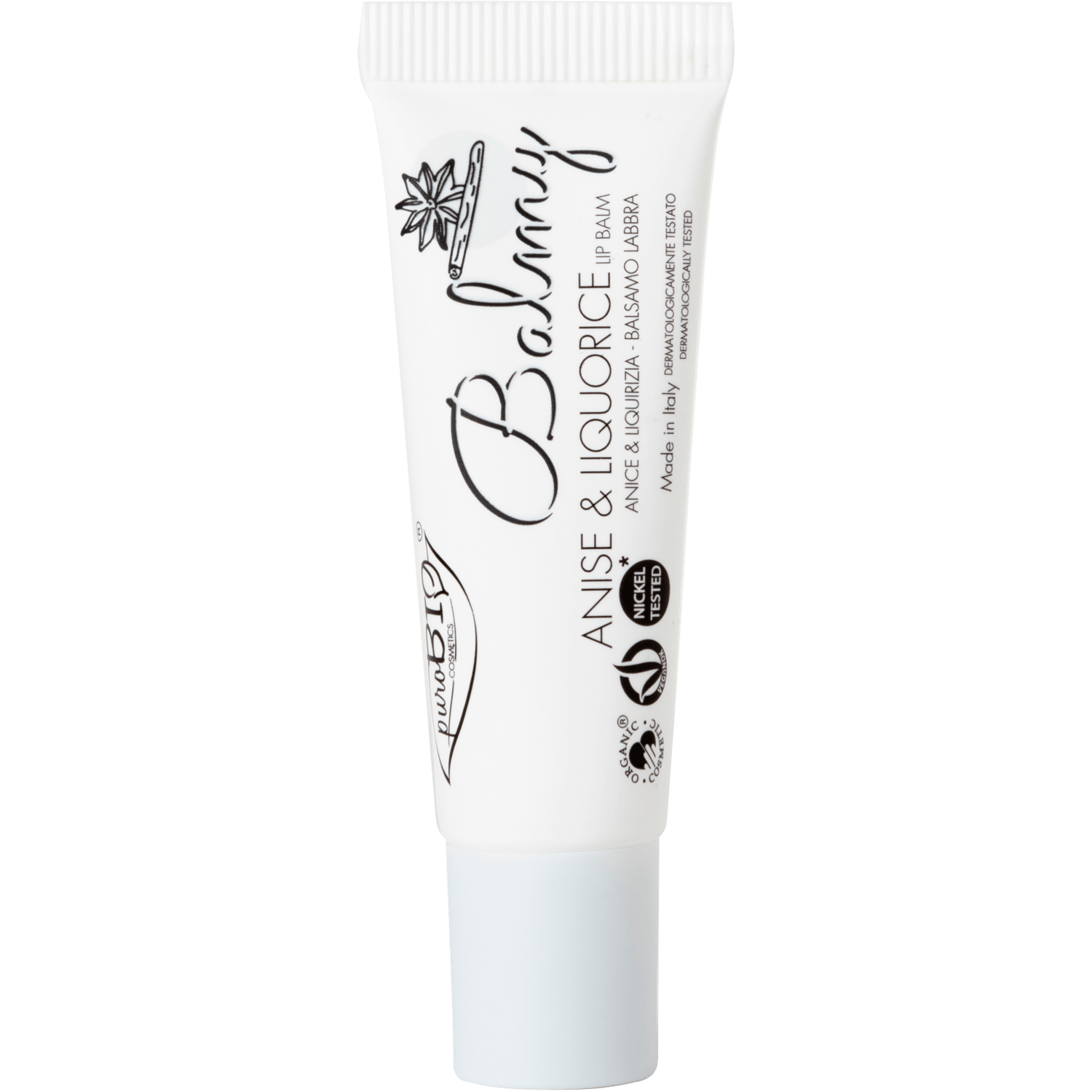 BALMY - Balsamo Labbra Cremoso puroBIO - 6 gusti-05 Anice e liquirizia