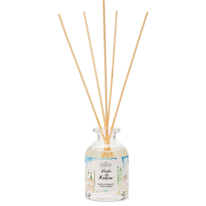 Diffusore per Ambienti VICOLI AL MATTINO - Muschio Bianco e Gelsomino - DOMEA PAESAGGI OLFATTIVI
