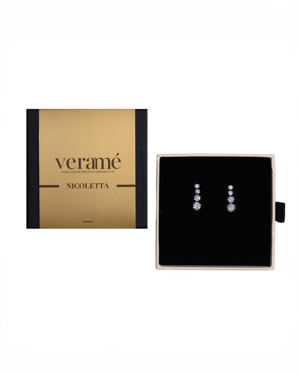 Orecchini Pendenti Nicoletta Argento - Veramé