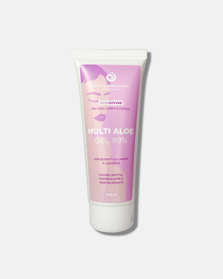 Multi Aloe gel 99% per viso, corpo e capelli DIVA DIVINE -100 ml