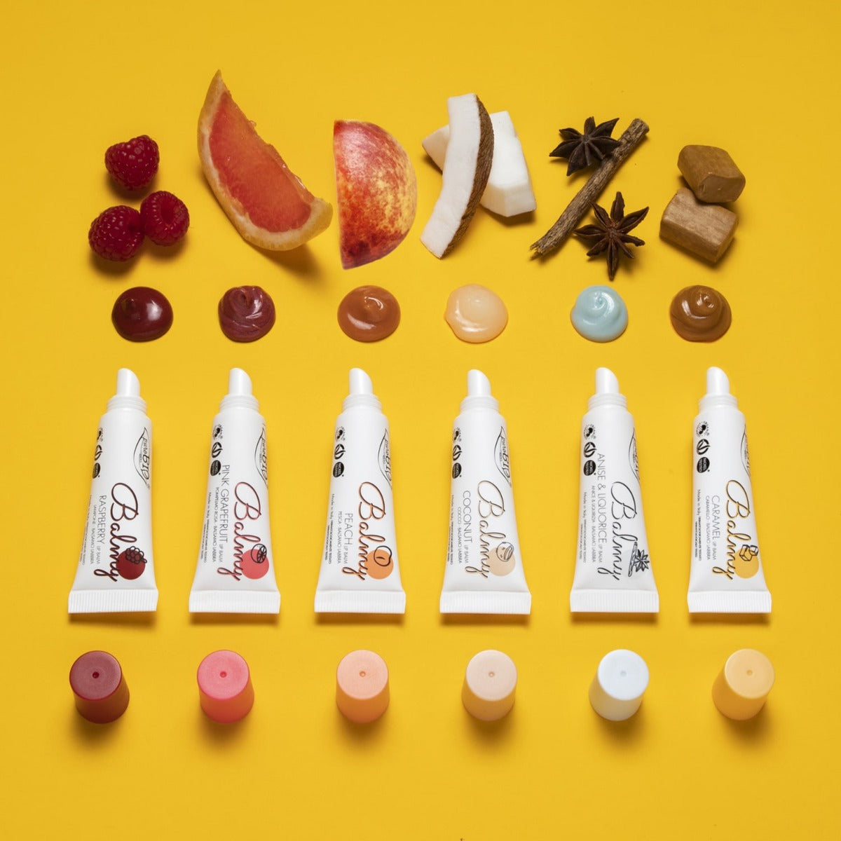 BALMY - Balsamo Labbra Cremoso puroBIO - 6 gusti