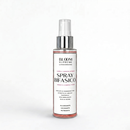 SPRAY BIFASICO CAPELLI Crescita e doppie punte - Bloom Supreme