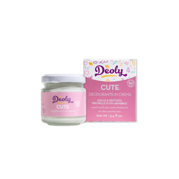 DEOLY SO CUTE Deodorante in crema dolce fruttato per pelle ultra sensibile - LATTE E LUNA