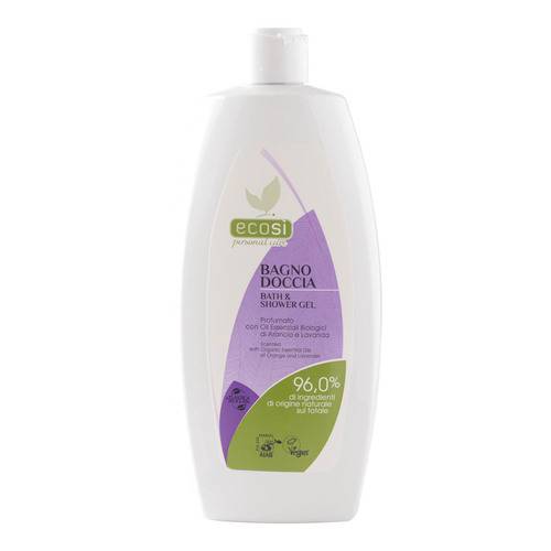 Bagnodoccia con Oli Essenziali Biologici di Arancio e Lavanda Ecosì 500ML