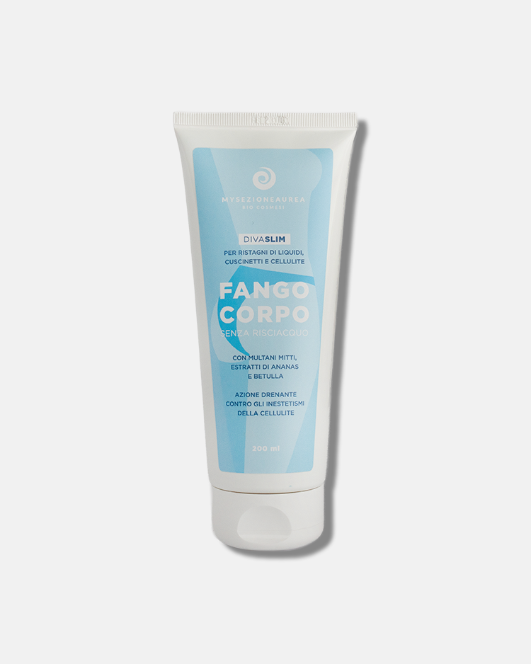 Fango corpo senza risciacquo per ristagni di liquidi, cuscinetti e cellulite DIVA SLIM-200 ml