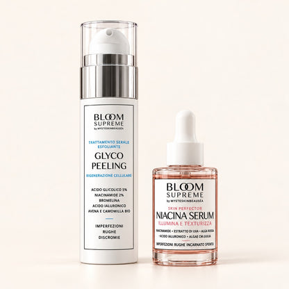 Kit Esfoliante e Illuminante GLYCO PEELING + Siero NIACINAMIDE