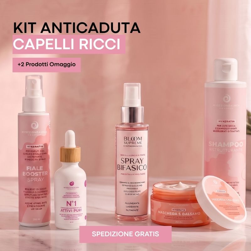 KIT anticaduta completa che rinforza i tuoi ricci dalla radice alle punte