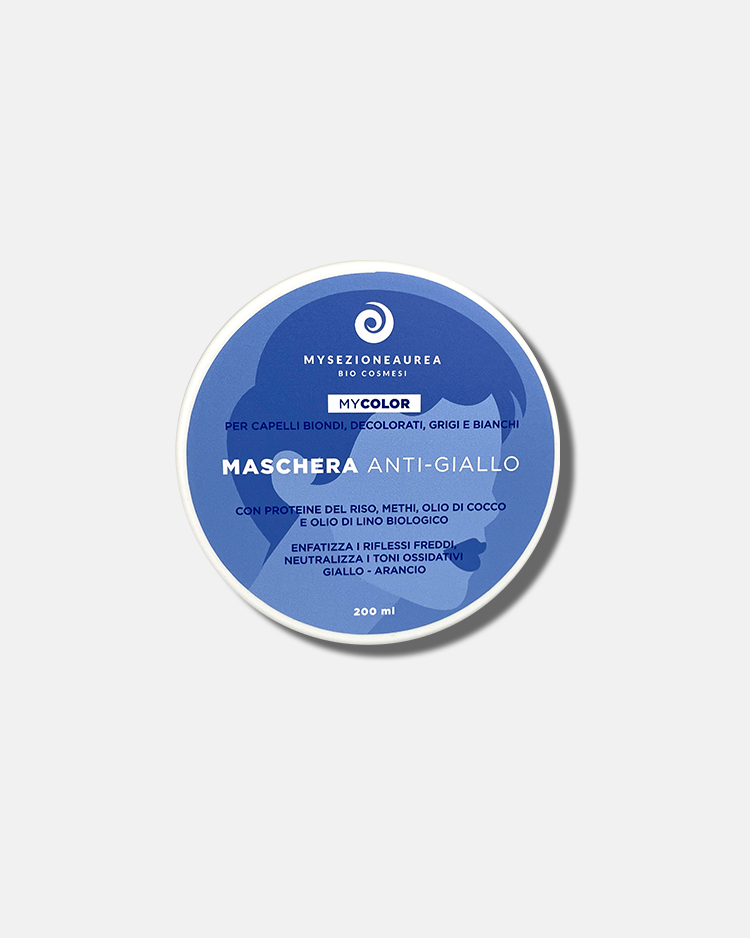 Maschera Anti-Giallo per capelli biondi, decolorati, grigi e bianchi MY COLOR