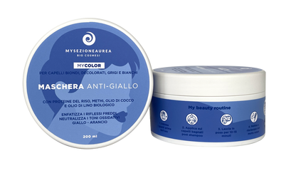 Maschera Anti-Giallo per capelli biondi, decolorati, grigi e bianchi MY COLOR