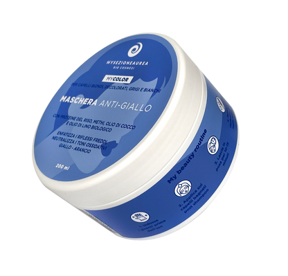 Maschera Anti-Giallo per capelli biondi, decolorati, grigi e bianchi MY COLOR