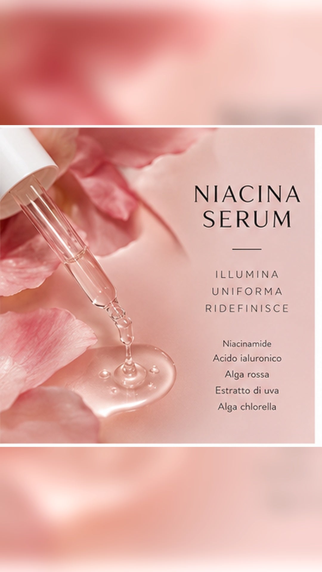 NIACINA SERUM - Skin perfector Rughe, imperfezioni quotidiano e post Glyco Peeling