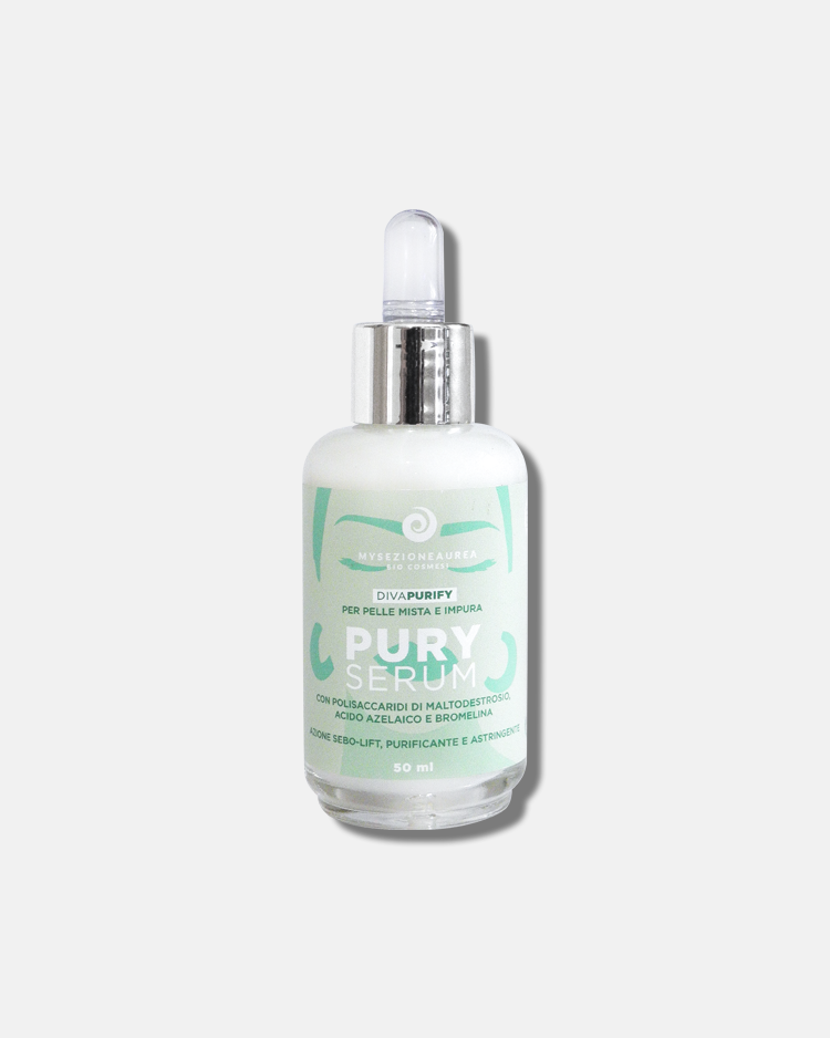 Pury Serum per pelle impura, mista, acneica e punti neri DIVA PURIFY