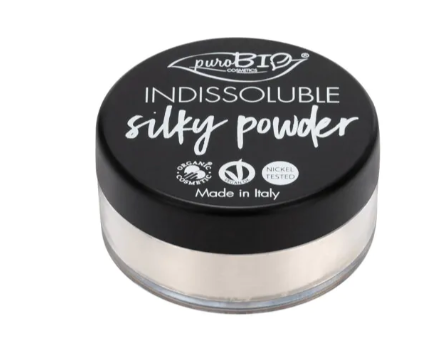 Indissoluble Silky Powder - Cipria trasparente in polvere effetto seta - PuroBIO