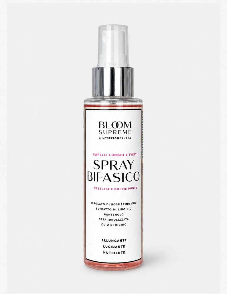 SPRAY BIFASICO CAPELLI Crescita e doppie punte - Bloom Supreme