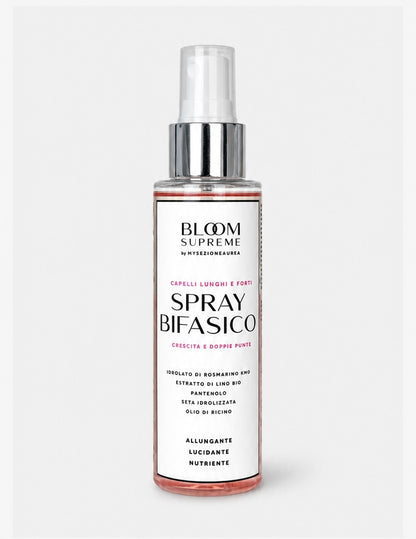 SPRAY BIFASICO CAPELLI Crescita e doppie punte - Bloom Supreme