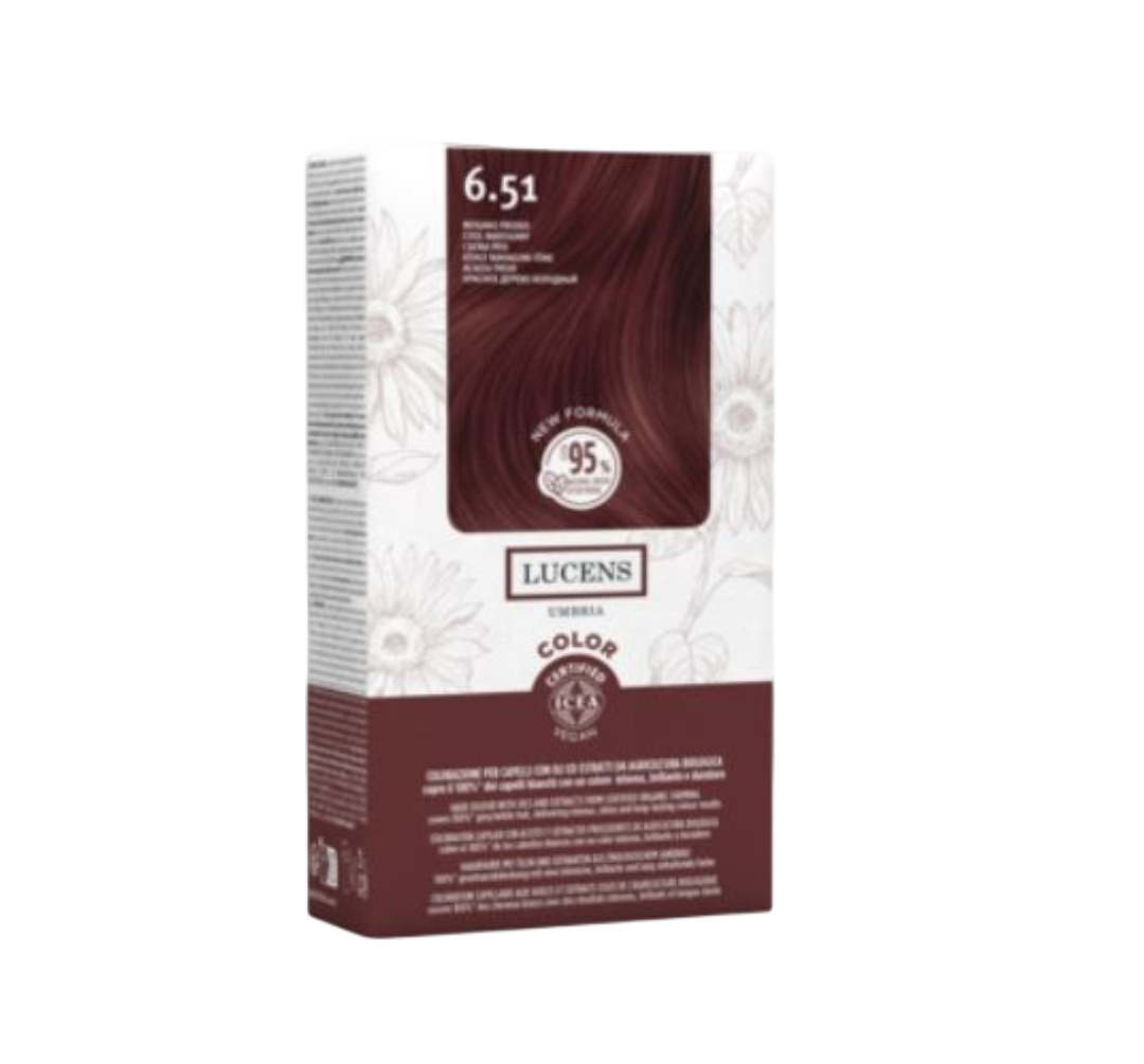 6.51 Mogano freddo - Tinta Permanente naturale senza ammoniaca (ex 4.20)