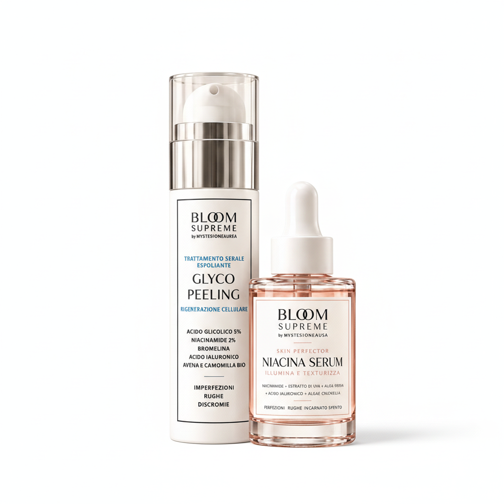 Trattamento Esfoliante e Illuminante Glicolico e Niacinamide